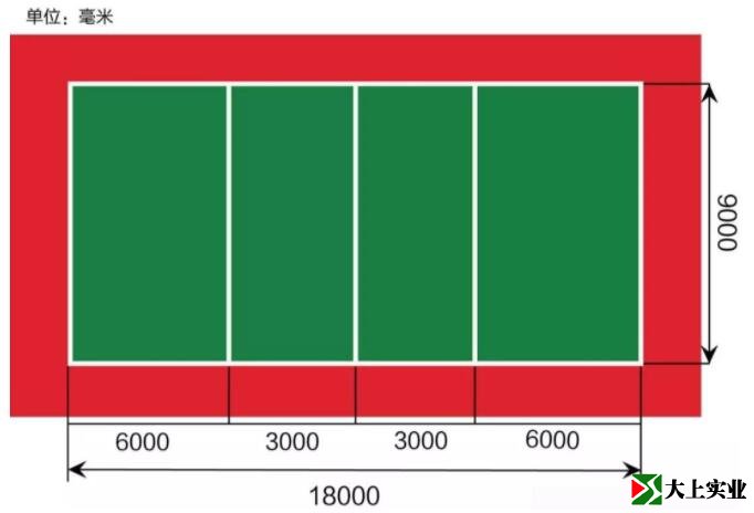 排球場地尺寸
